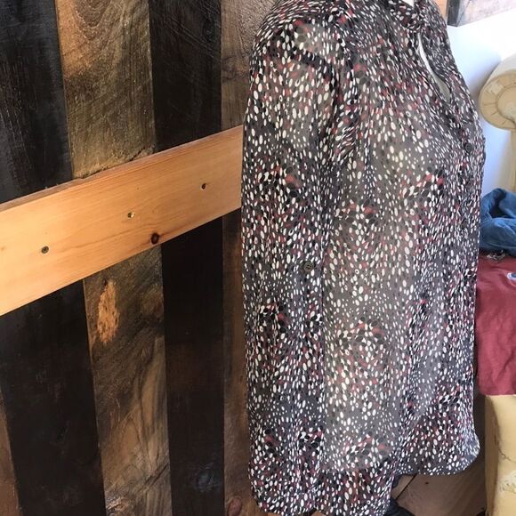 Alice Blue for Stitch Fix sheer tunic top, size M - Picture 3 of 7